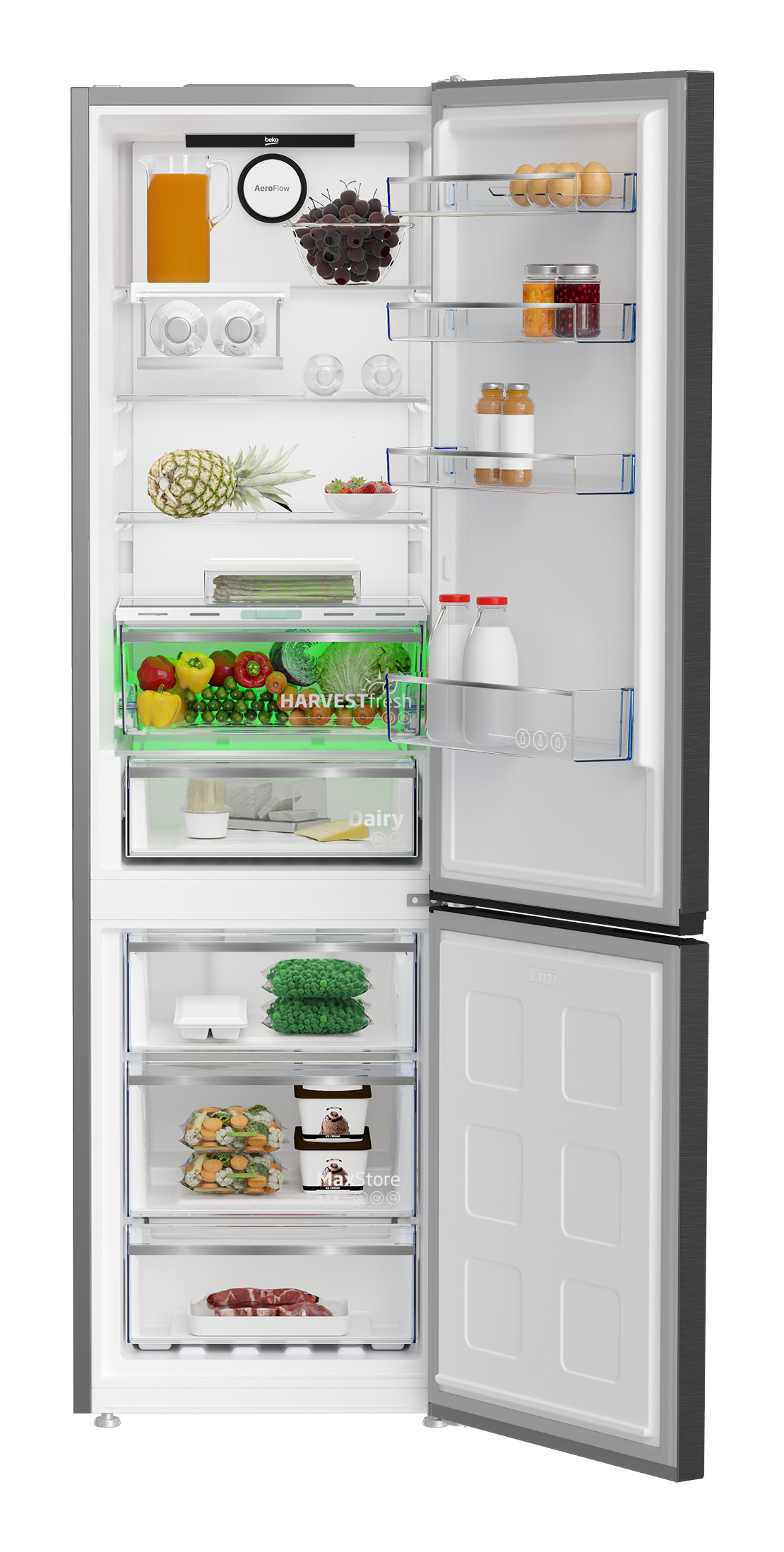 Beko B5RCNA405ZXBR fridge-freezer Freestanding – image 3