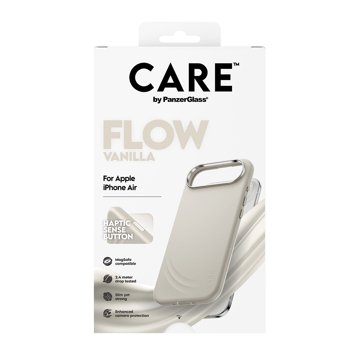 PanzerGlass CARE™ by PanzerGlass® Flow Case Vanilla w. Haptic Button & MagSafe iPhone Air – image 3