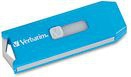 Verbatim Store 'n' Go 97648 4 GB Flash Drive - Caribbean Blue, Metalli – image 1