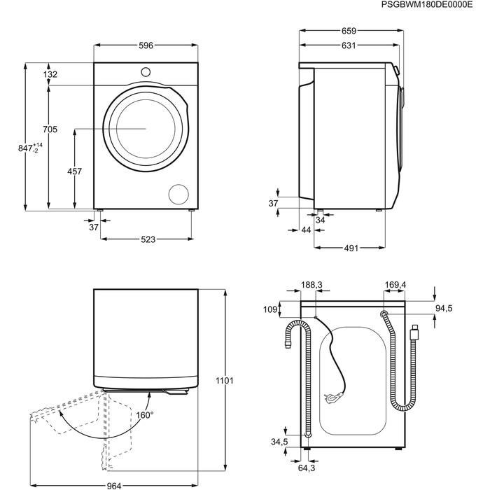 Electrolux EW6F512Y washing machine Front-load – image 7