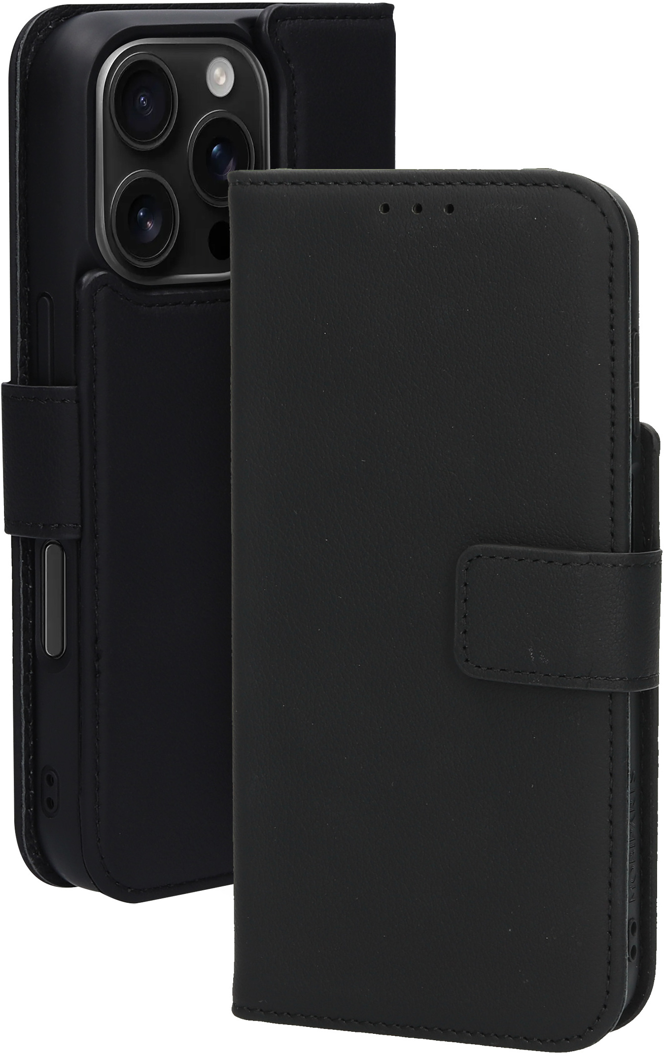 Mobiparts Leather 2 in 1 Wallet Case Apple iPhone 16 Pro Black – image 2
