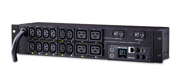 CyberPower PDU81008 power distribution unit (PDU) 16 AC outlet(s) 2U Black – image 3