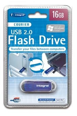 Integral 16GB USB 2.0 Courier Flash Drive – image 2