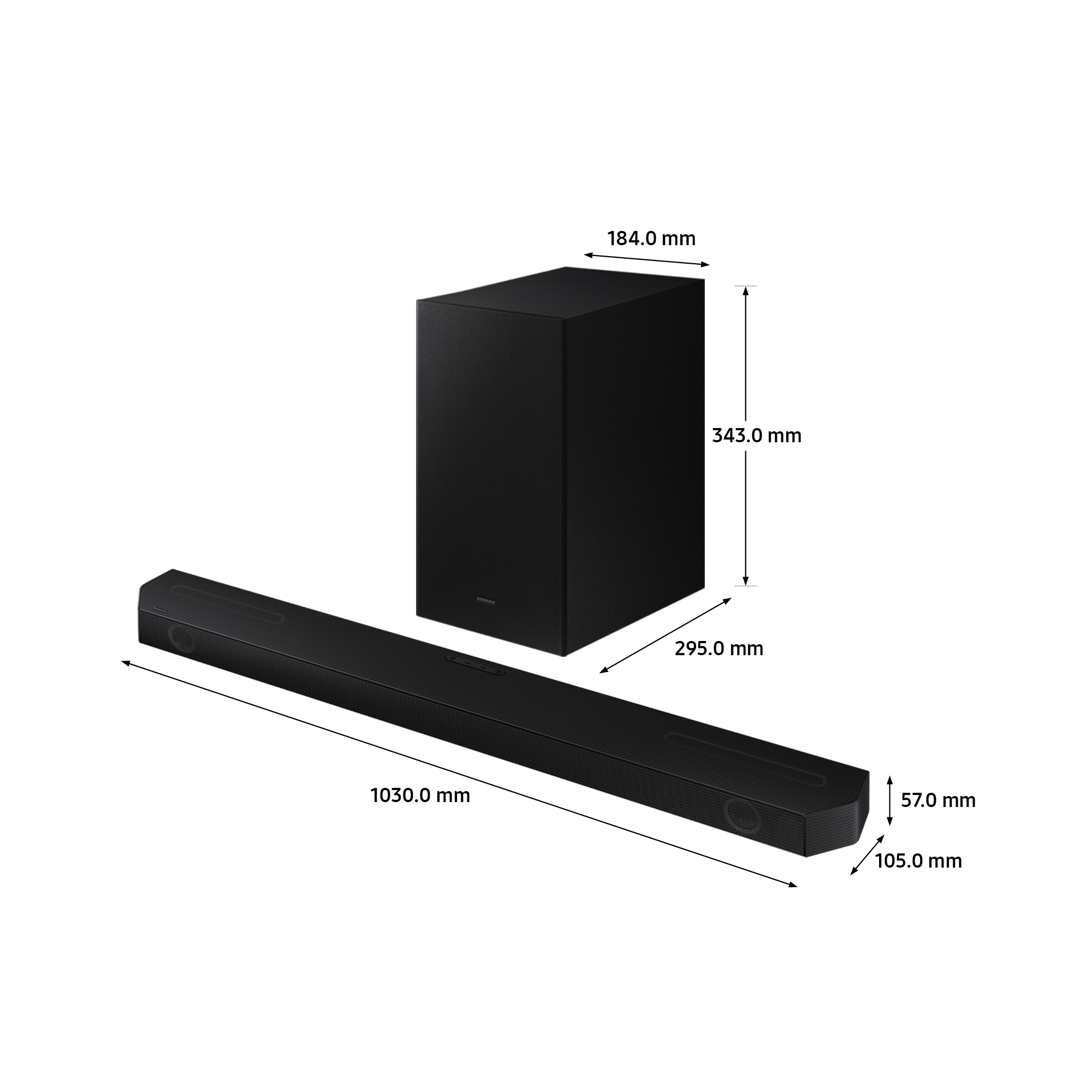 Samsung HW-Q600B/XU soundbar speaker Black 3.1.2 channels – image 2