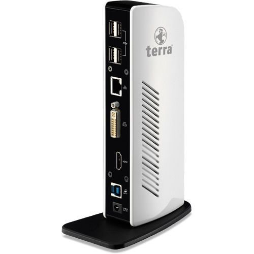 TERRA 1481035 laptop dock/port replicator Wired Black, Silver – image 2