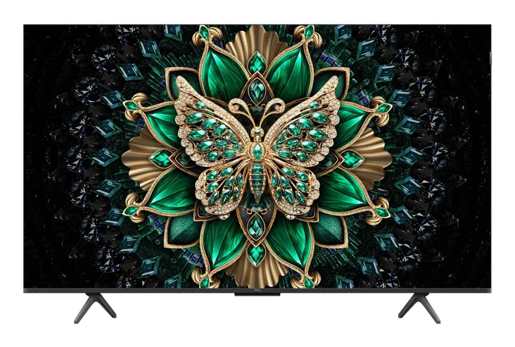TV Mini LED 50" - TCL 50C6K, UHD 4K, AiPQ PRO, Smart TV, DVB-T2 (H.265), QLED, Panel HVA, Diseño Ultradelgado, Dolby Atmos, Negro