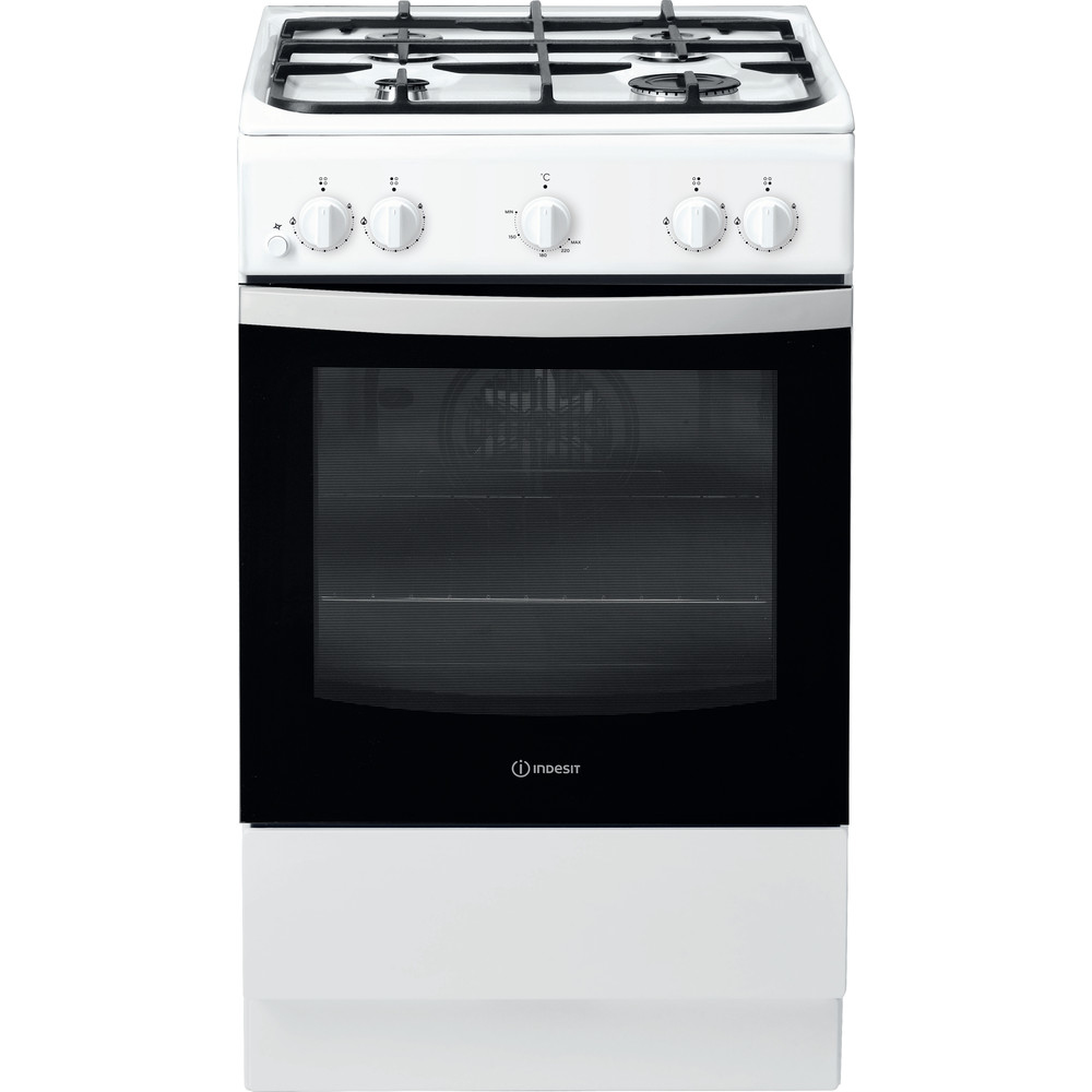 Indesit IS5G0KMW/E cooker Freestanding cooker Gas White – image 1