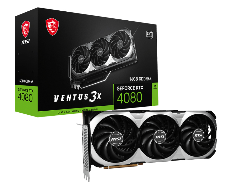 MSI RTX 4080 16GB VENTUS 3X OC – image 1