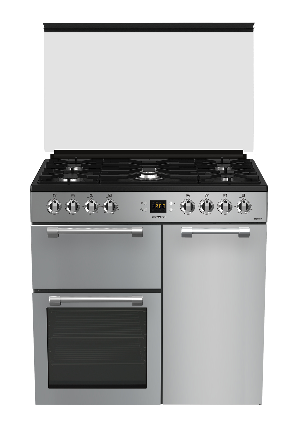 Leisure CC90F531S cooker Range cooker Electric Gas Silver – image 1