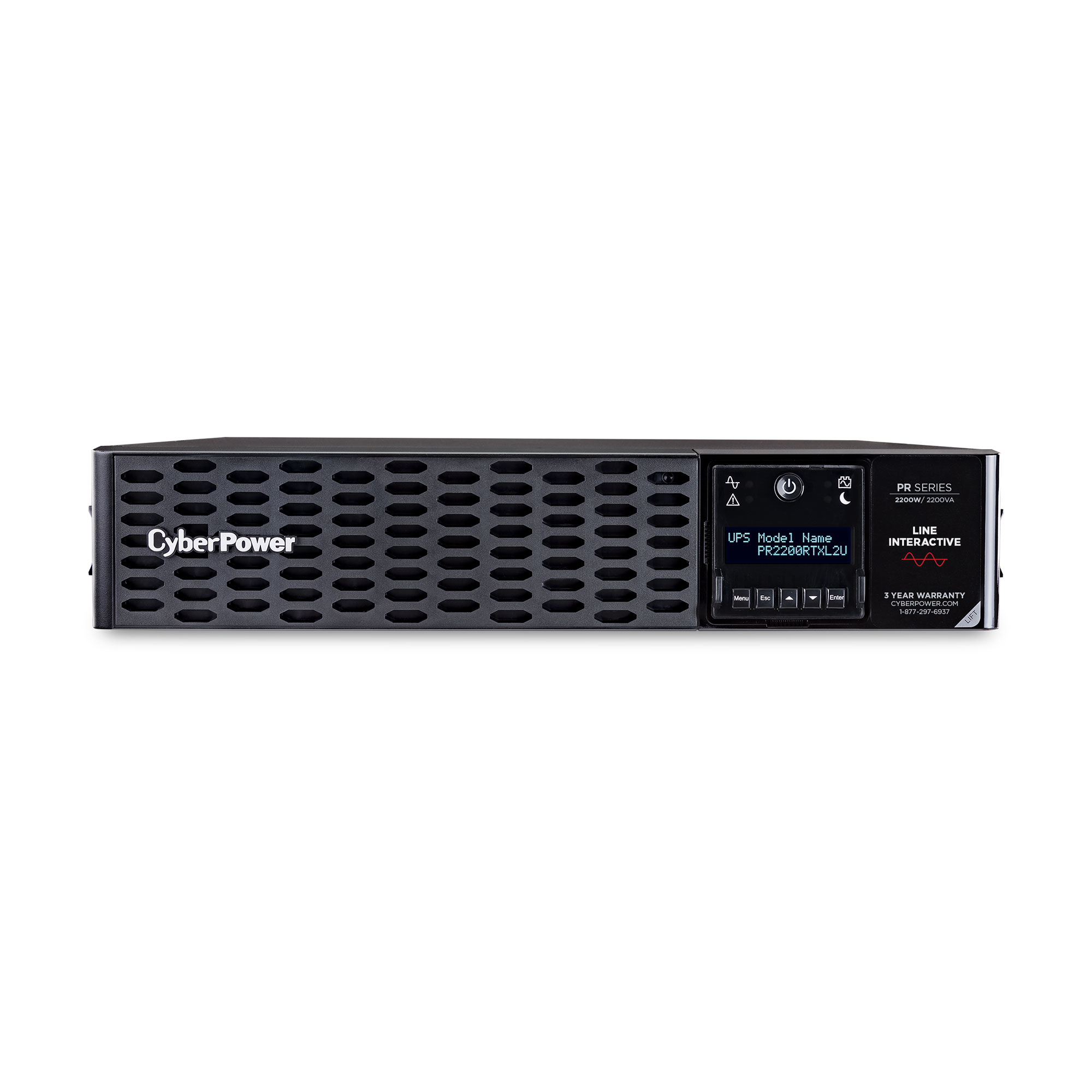 CyberPower PR2200RTXL2U uninterruptible power supply (UPS) Line-Interactive 2.2 kVA – image 1
