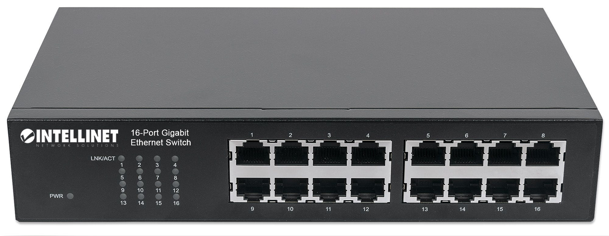 Intellinet 16-Port Gigabit Ethernet Switch, 16-Port RJ45 10/100/1000 Mbps, IEEE 802.3az Energy Efficient Ethernet, Desktop – image 3