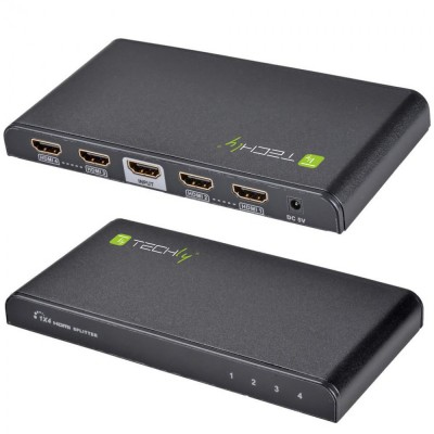 Techly 306653 video splitter HDMI 4x HDMI – image 2