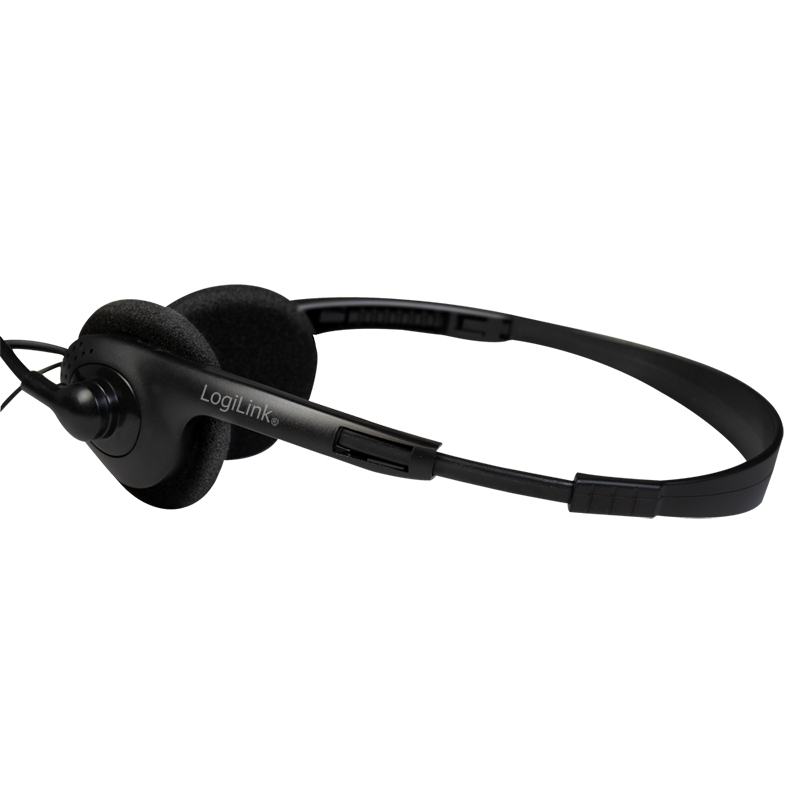 LogiLink HS0052 headphones/headset Wired Head-band Office/Call center Black – image 5