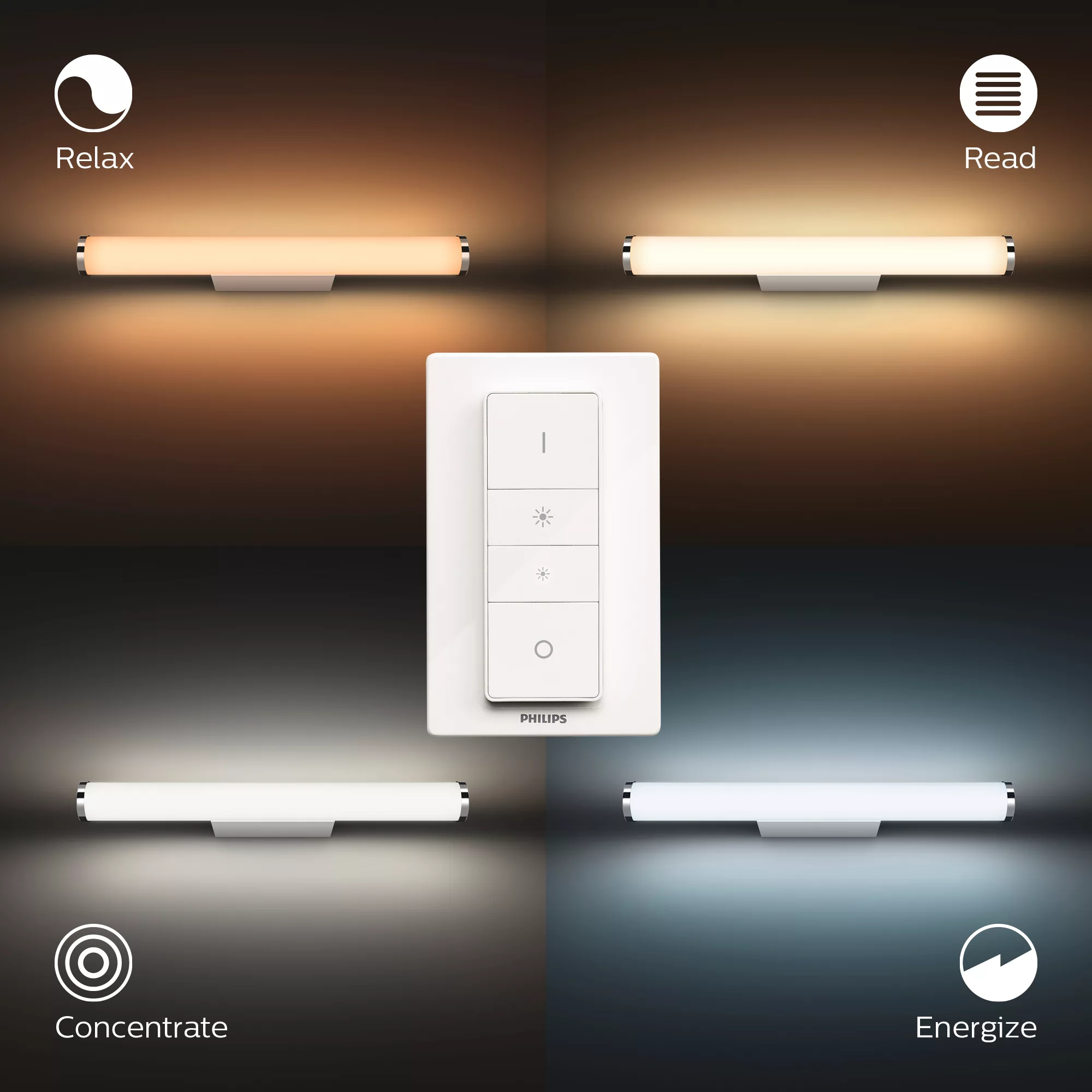 Philips by Signify Philips Hue White ambience Adore Bathroom mirror light – image 6