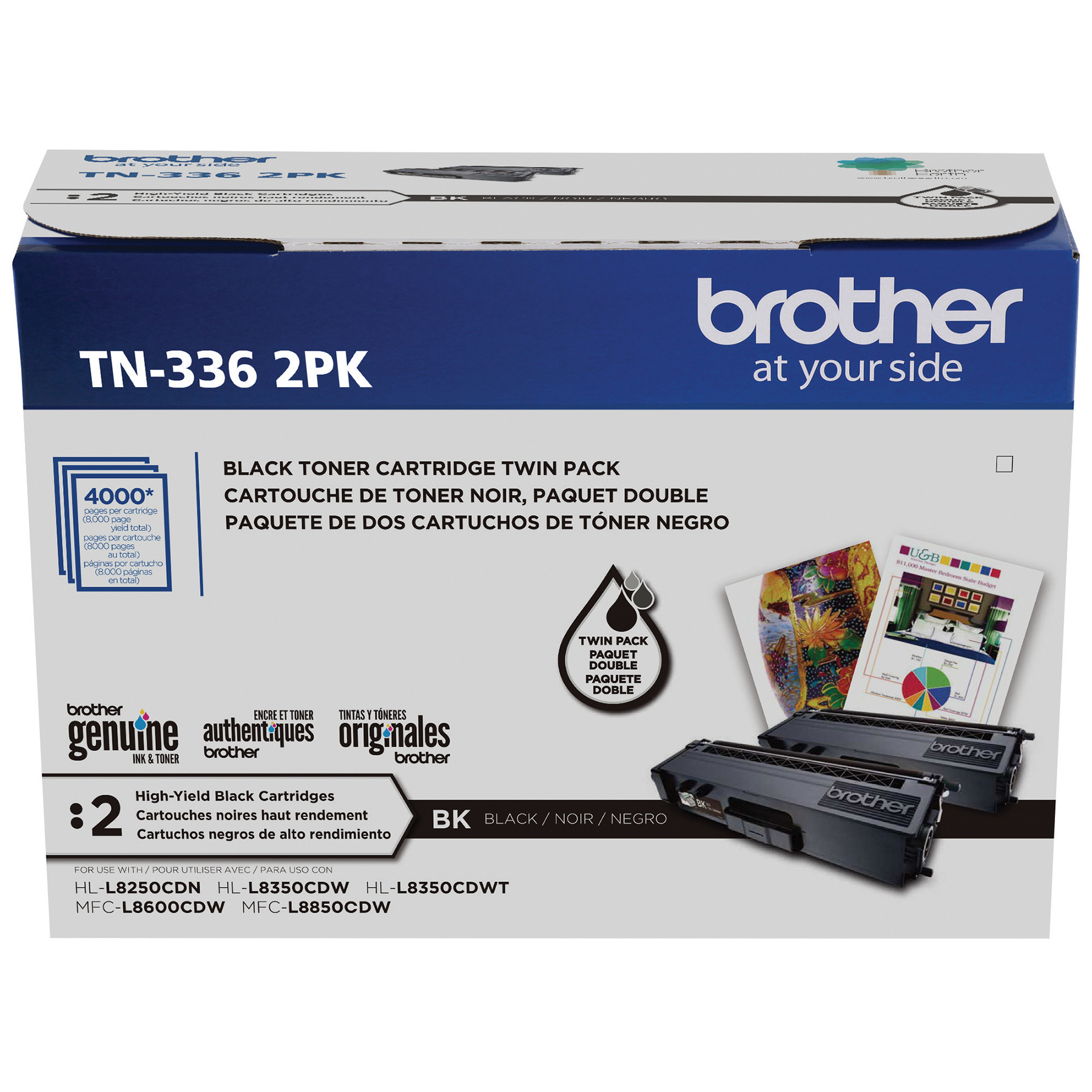 Brother TN-3362PK toner cartridge 2 pc(s) Original Black – image 2