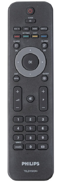 Philips 22AV1105 remote control TV Press buttons