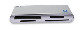 Manhattan 701822 card reader USB 2.0 Silver – image 5