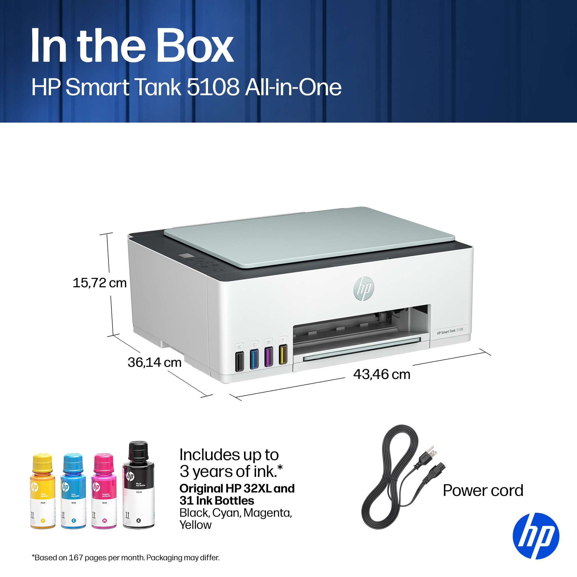 HP Smart Tank 5108 AiO Printer – image 3