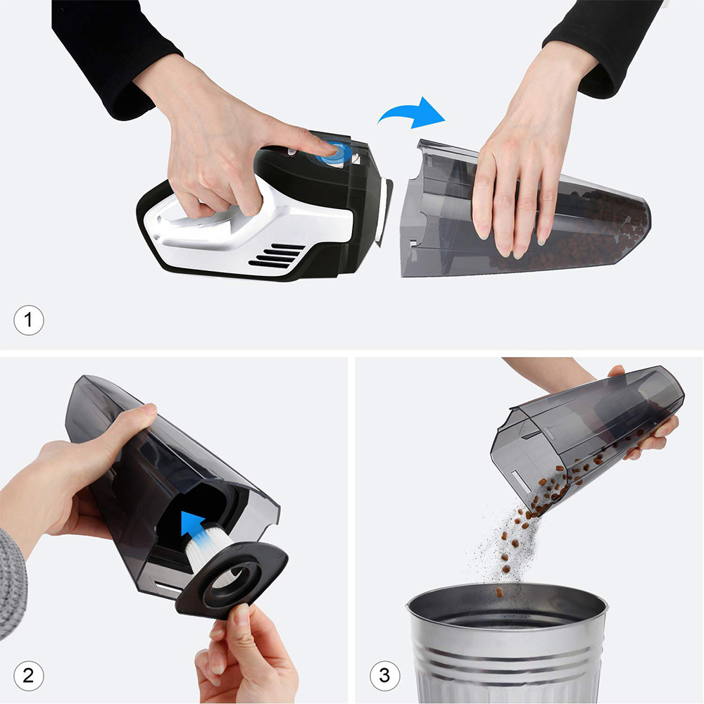 Sogo ASP-SS-16015 handheld vacuum Black, White Bagless – image 6