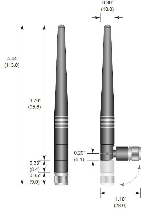 MS-ANTENNA-2 network antenna RP-SMA 6 dBi