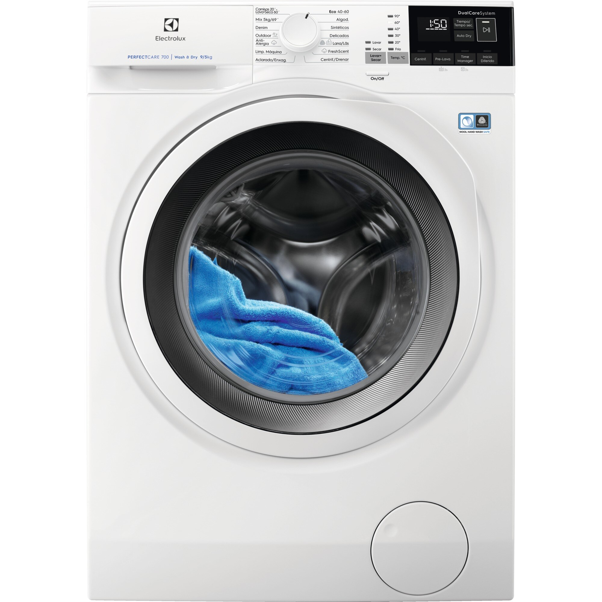Electrolux EW7W4958OB washer dryer Freestanding Front-load White – image 1