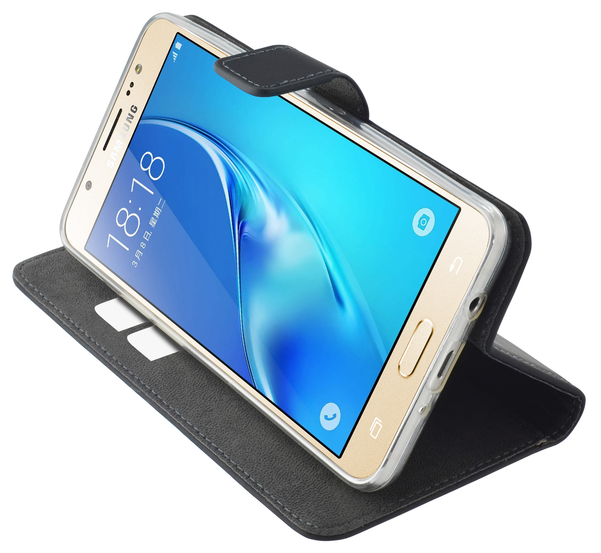 Mobiparts Premium Wallet TPU Case Samsung Galaxy J5 (2016) Black – image 5