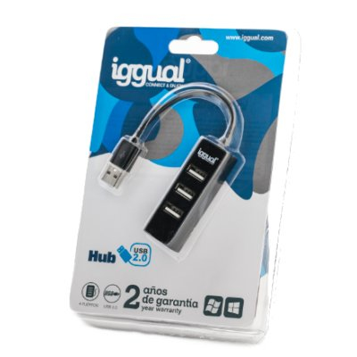 iggual PSI08943 interface hub USB 2.0 480 Mbit/s – image 2