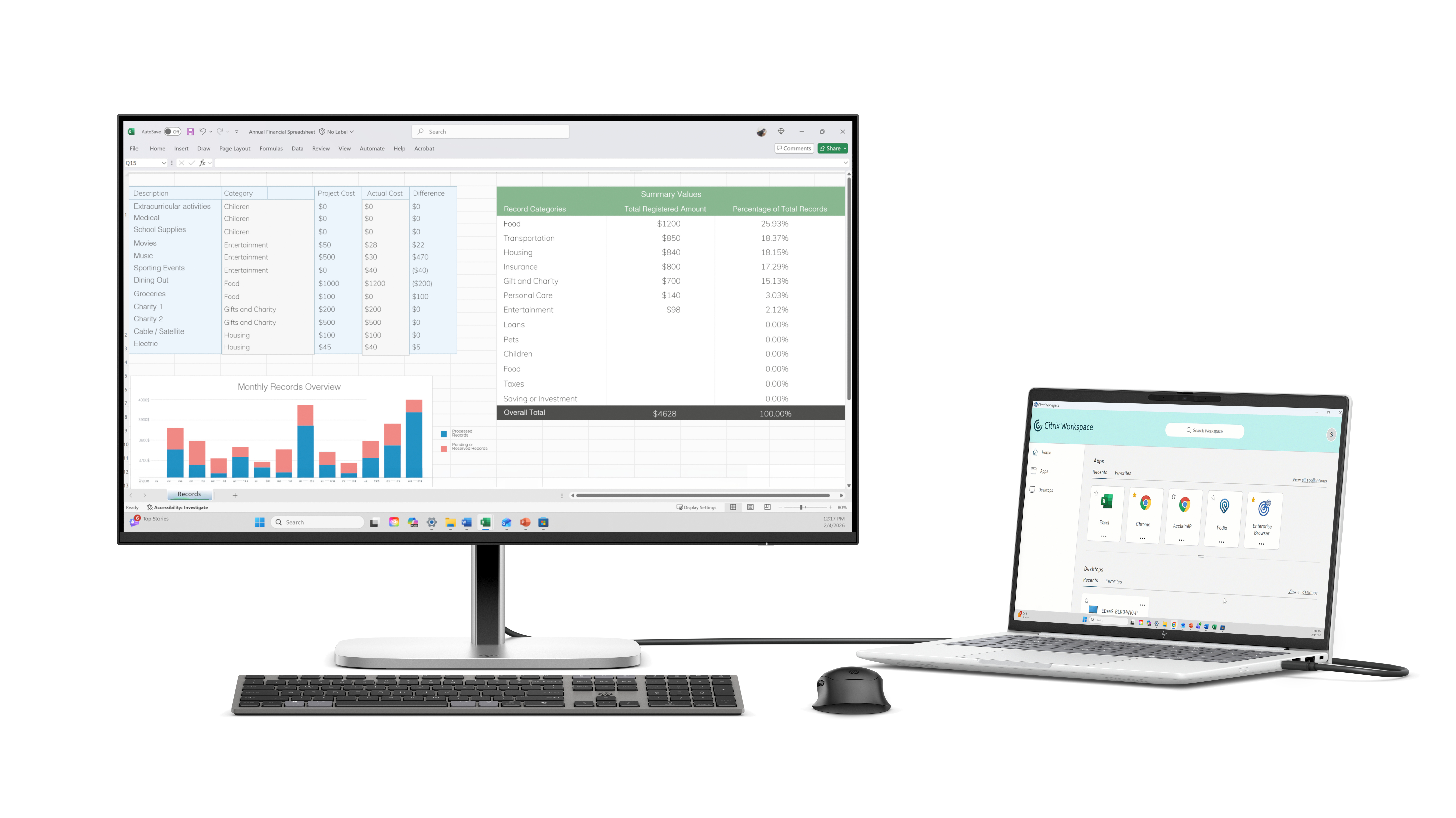 HP Series 5 Pro Docking monitor serie 5 …