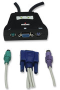 Intellinet 2-Port Mini KVM Switch – image 2
