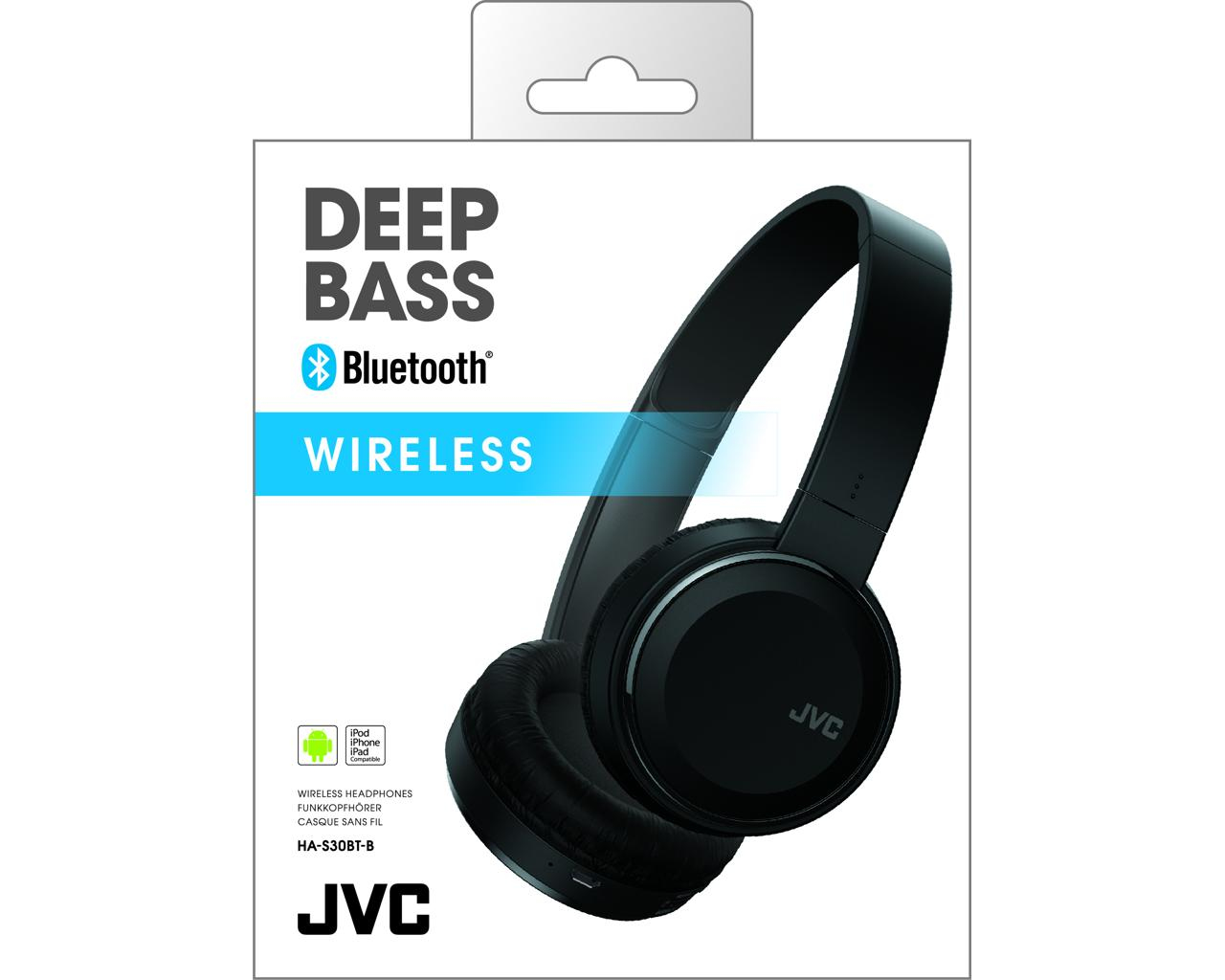 JVC HA-S30BT-B Headset Wireless Head-band Calls/Music Micro-USB Bluetooth Black – image 2