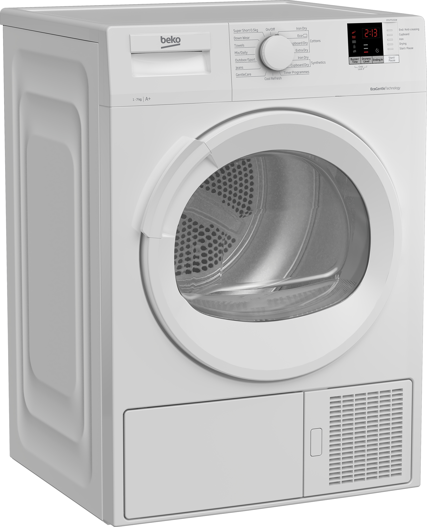 Beko DTLP71151W 7kg Heat Pump Tumble Dryer with Slim Depth – image 2