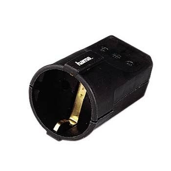Hama Socket Earth Contact, black