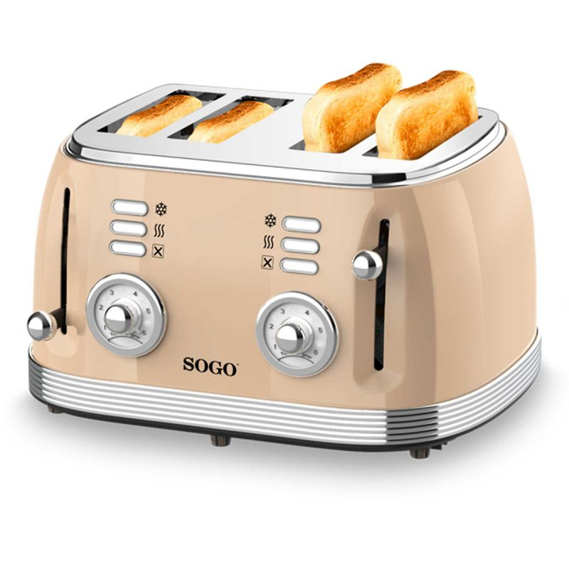 Sogo TOS-SS-5475 toaster 6 4 slice(s) Beige – image 9