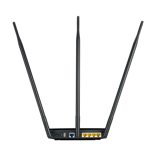 ASUS RT-N14UHP wireless router Fast Ethernet Single-band (2.4 GHz) Black, Grey, Metallic – image 2