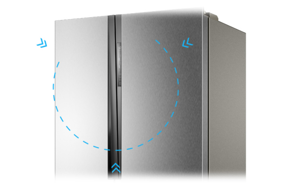 Haier HRF-521DM6 side-by-side refrigerator Freestanding – image 5