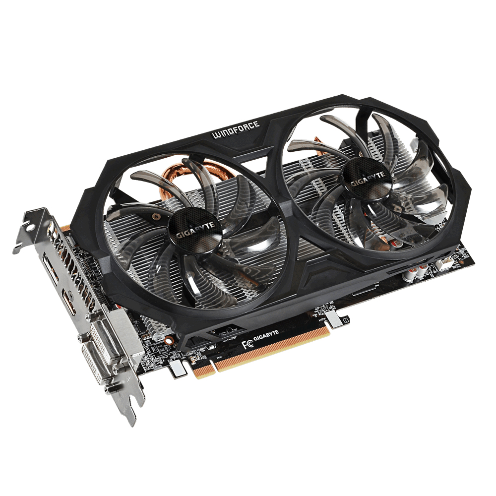 GIGABYTE GV-R737WF2OC-4GD graphics card AMD Radeon R7 370 – image 2