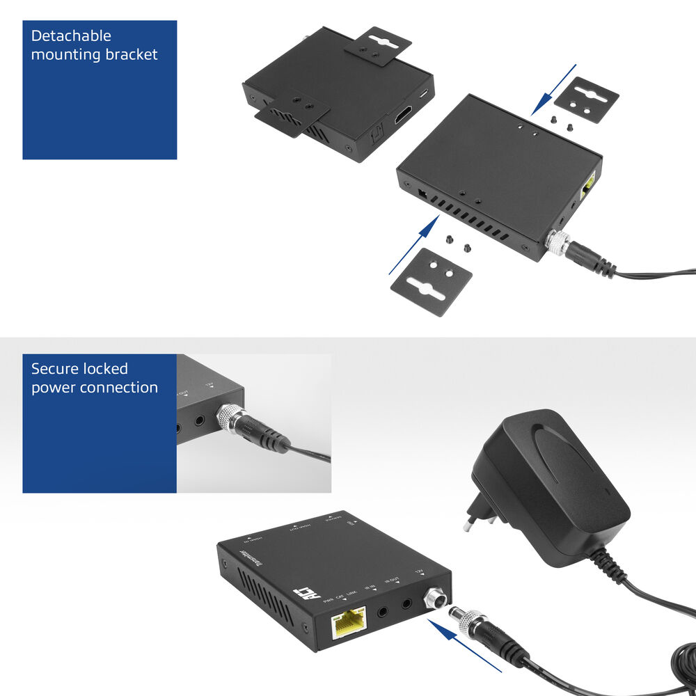ACT 4K HDMI 2.0 extender set over CAT6 UTP with IR support, 60 meters – image 7