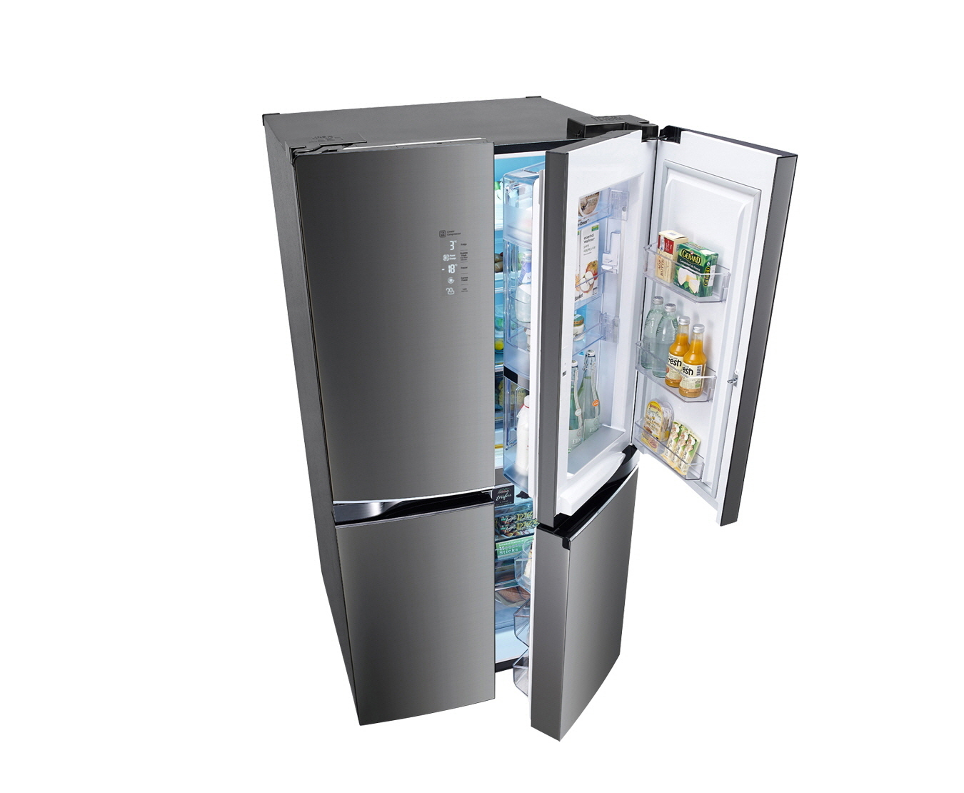 LG GR-D31FWCHL side-by-side refrigerator Freestanding Stainless steel – image 7