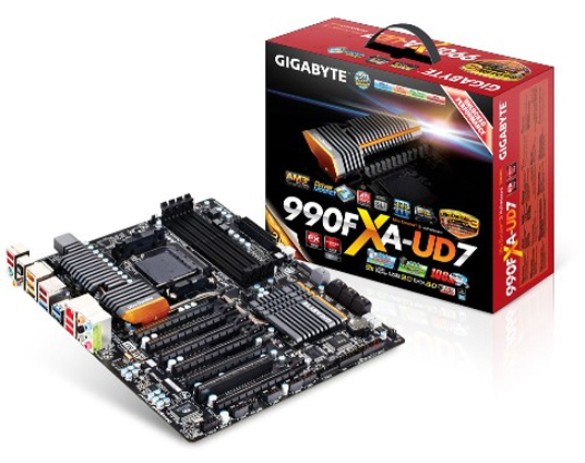 GIGABYTE GA-990FXA-UD7 motherboard AMD 990FX Socket AM3 ATX – image 2