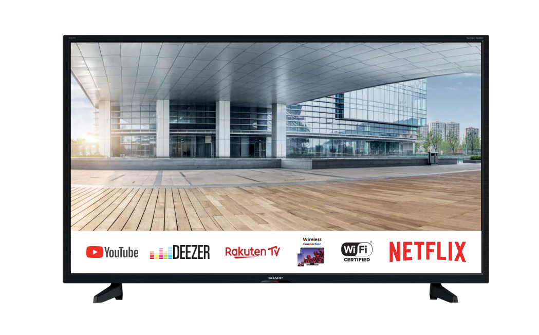 Sharp 32BC3E TV 81.3 cm (32") HD Smart TV Wi-Fi Black