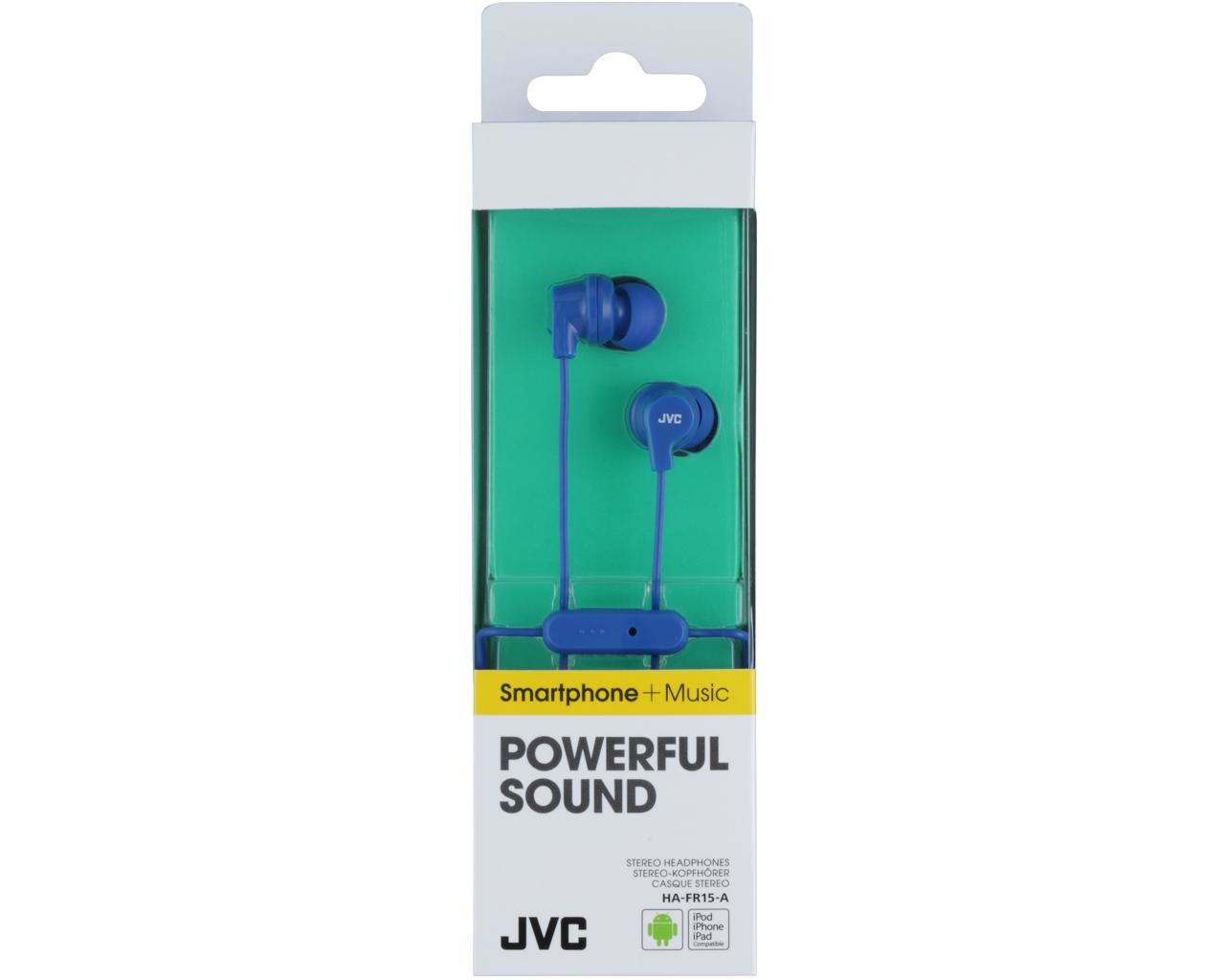 JVC HA-FR15-A-E Colourful inner ear headphones with remote & mic – image 2