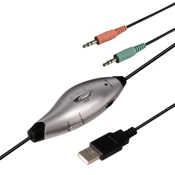 Hama HS-400 Headset Wired Head-band Gaming Silver, Black – image 2