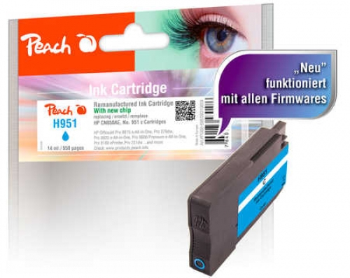 Peach 0F319859 ink cartridge 1 pc(s) Cyan