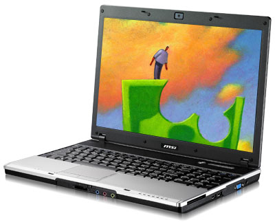 MSI Megabook VX600-T3447VHP Intel Pentium Mobile T3400