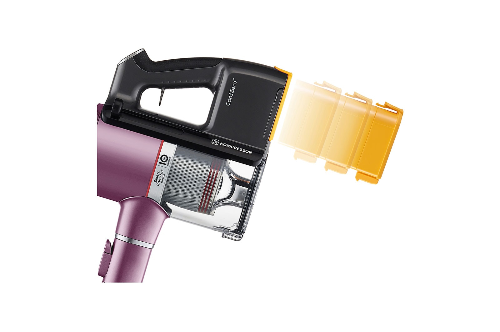 LG A9K-ULTRA1V stick vacuum/electric broom 2-in-1 stick vacuum Battery Dry HEPA Bagless – image 9