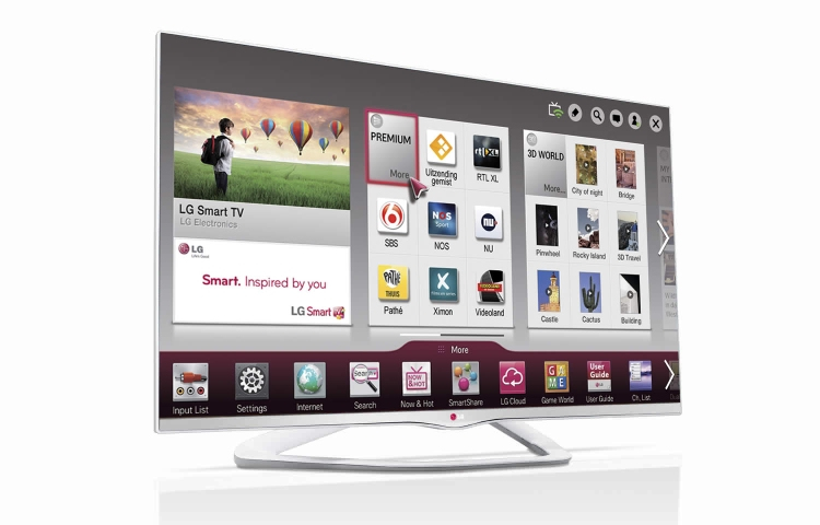 LG 32LA6678 TV 81.3 cm (32") Full HD Smart TV Wi-Fi Silver, White – image 2