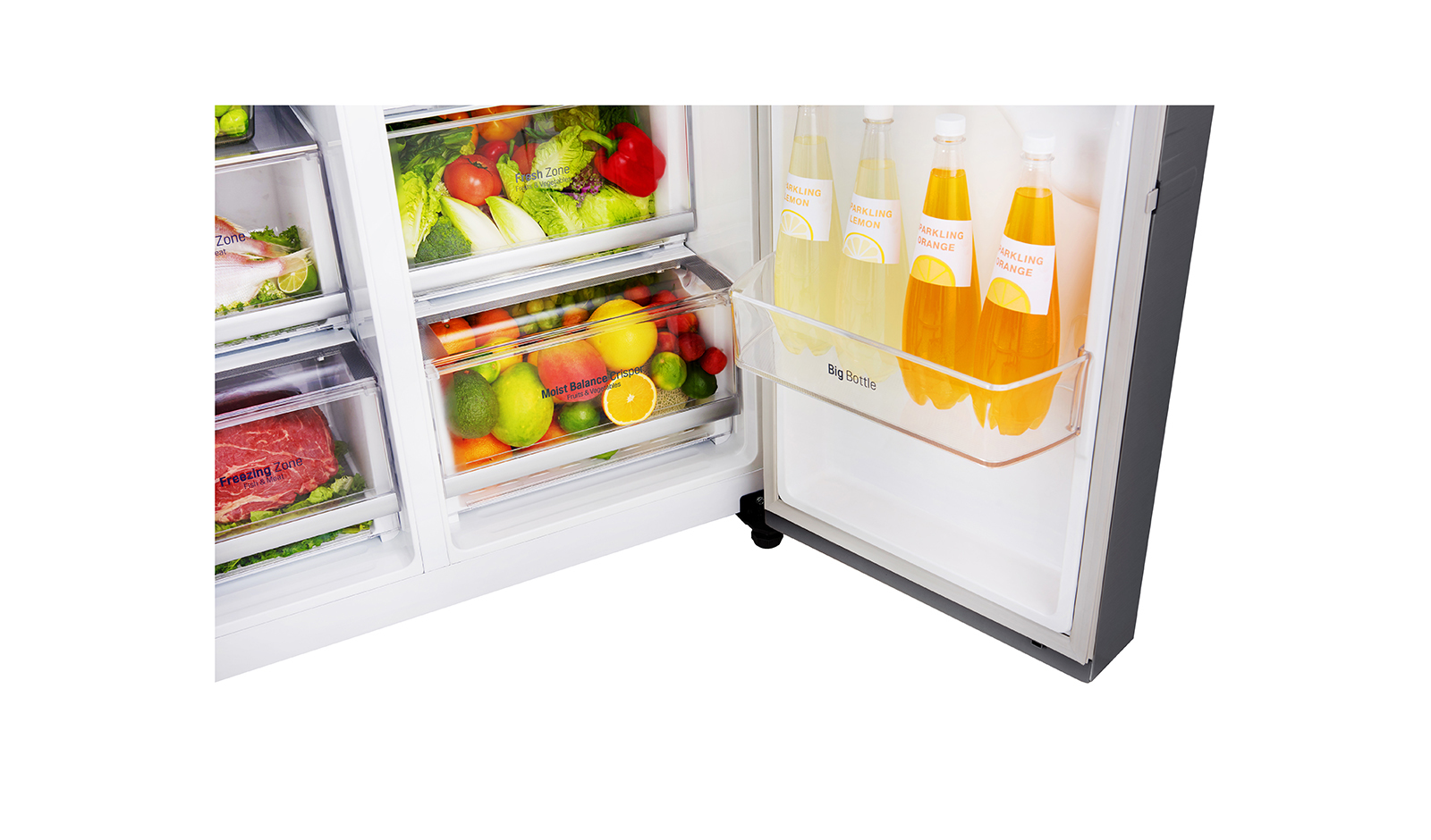 LG GSJ461DIDV side-by-side refrigerator Freestanding – image 6