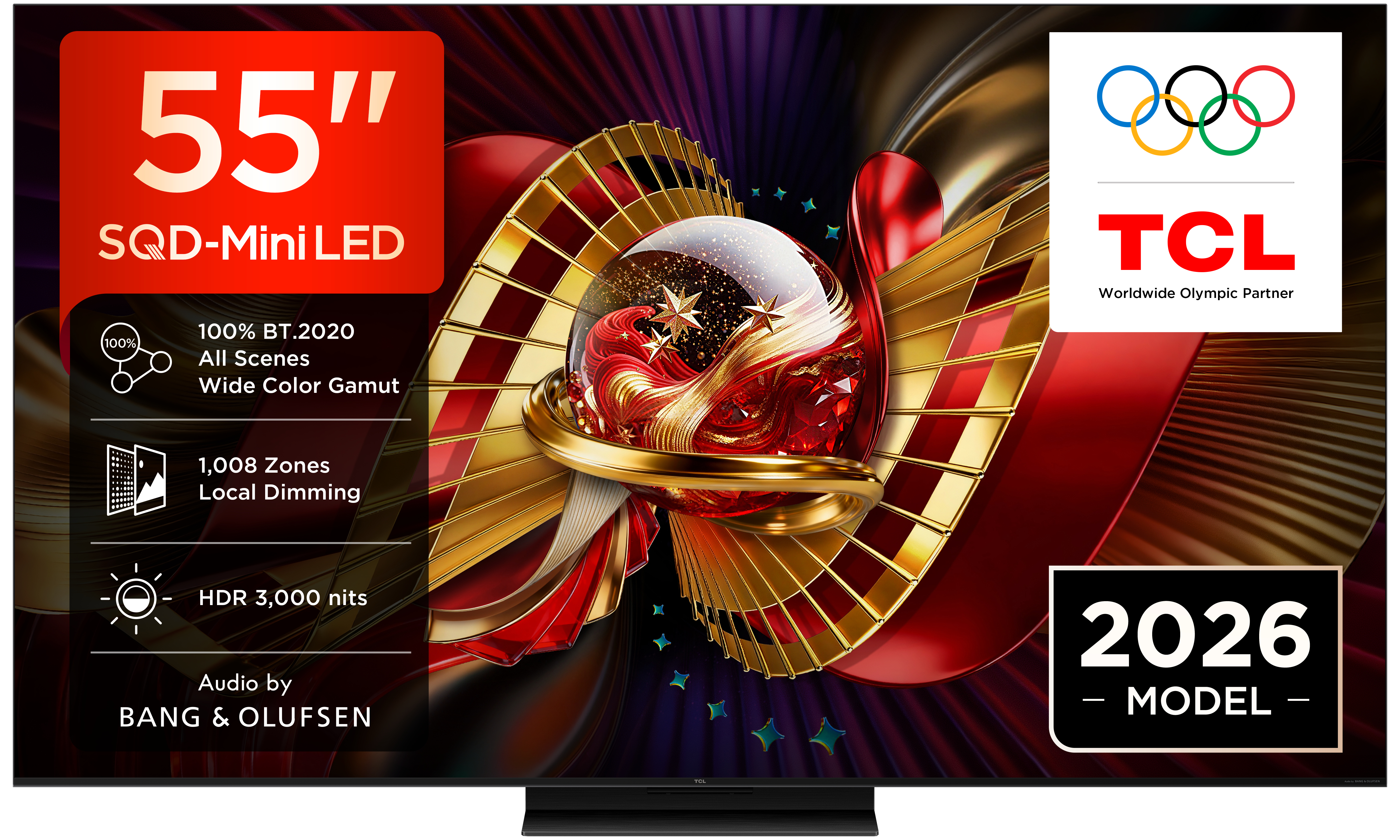 TV TCL QLED Mini LED C8L 55C8L 55 4K UltraHD 144Hz Smart TV Google TV Dolby Vision — photo 1