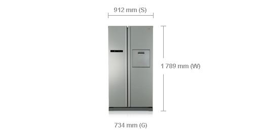 Samsung RSA1VTMG side-by-side refrigerator – image 2