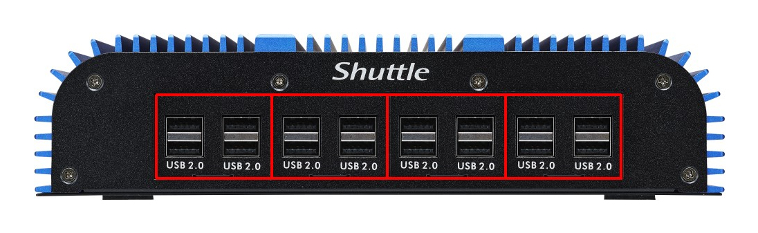 Shuttle USB01 Module 4x USB 2.0 daughter board for industrial Box-PCs – image 4